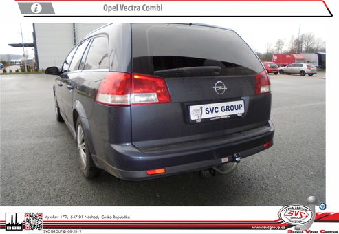 Tažné zařízení Vectra C - Combi  C
Maximální zatížení 80 kg
Maximální svislé zatížení bottom kg
Katalogové číslo 002-169