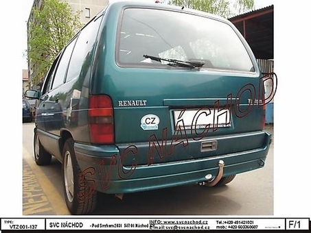 Tažné zařízení Renault Espace II ne 4x4/V6
Maximální zatížení 75 kg
Maximální svislé zatížení bottom kg
Katalogové číslo 001-137