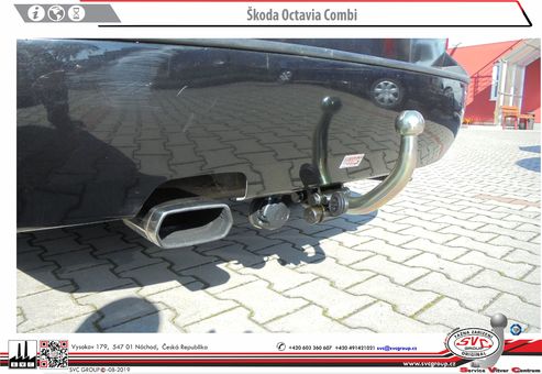 Tažné zařízení Škoda Octavia Combi I 1996-2010
Maximální zatížení 95 kg
Maximální svislé zatížení bottom kg
Katalogové číslo 002-119