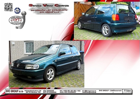 Tažné zařízení VW Polo 3/5 dveří 1994 - 1999
Maximální zatížení 50 kg
Maximální svislé zatížení bottom kg
Katalogové číslo 012-002 B