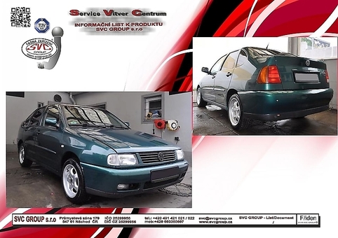 Tažné zařízení Polo Sedan - Classic
Maximální zatížení 50 kg
Maximální svislé zatížení bottom kg
Katalogové číslo 012-020 A