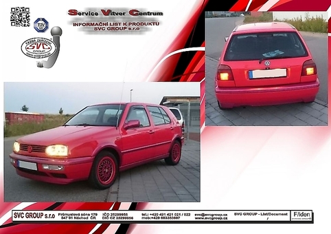 Tažné zařízení VW Golf HB Typ-III Ne pro 4x4 s rezervním kolem na zadních dveřích 1H
Maximální zatížení 65 kg
Maximální svislé zatížení bottom kg
Katalogové číslo 012-139