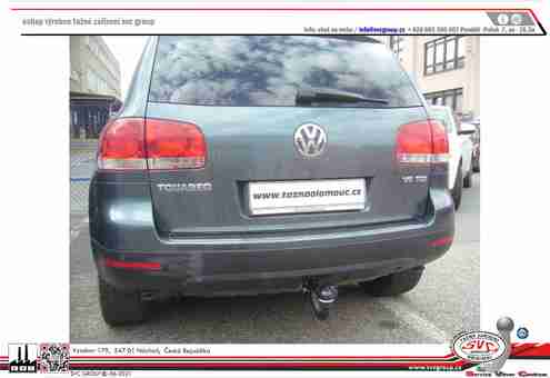 Tažné zařízení VW Touareg  2002 - 2018
Maximální zatížení 150 kg
Maximální svislé zatížení bottom kg
Katalogové číslo 001-401