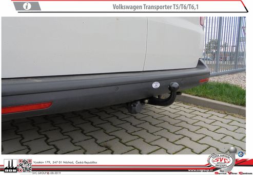 Tažné zařízení VW Transporter T5
Maximální zatížení 150 kg
Maximální svislé zatížení bottom kg
Katalogové číslo 001-072