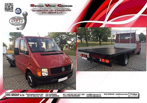 Tažné zařízení VW LT 46 Valník / Podvozek 1996 - 2006
Maximální zatížení 100 kg
Maximální svislé zatížení bottom kg
Katalogové číslo 012-021 P