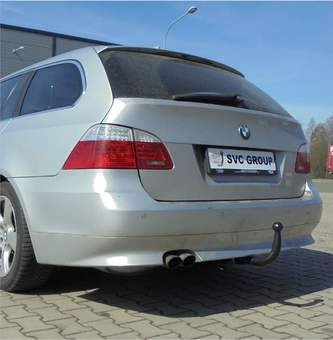 Tažné zařízení BMW 5 serie Combi  E61
Maximální zatížení 90 kg
Maximální svislé zatížení bottom kg
Katalogové číslo 003-180