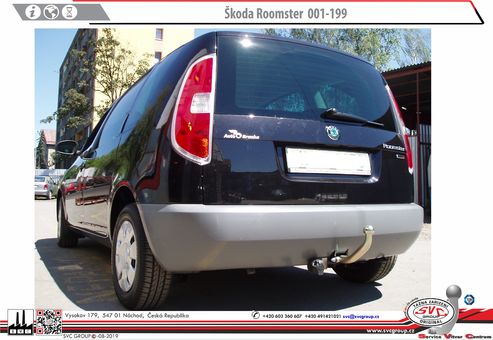 Tažné zařízení Škoda Roomster 2006 - 2016
Maximální zatížení 95 kg
Maximální svislé zatížení bottom kg
Katalogové číslo 001-199