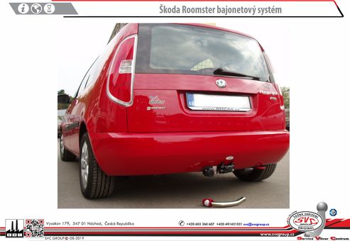 Tažné zařízení Škoda Roomster 2006 - 2016
Maximální zatížení 95 kg
Maximální svislé zatížení bottom kg
Katalogové číslo 002-199