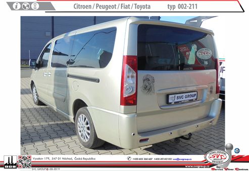 Tažné zařízení Fiat Scudo  11/2006-2016
Maximální zatížení 75 kg
Maximální svislé zatížení bottom kg
Katalogové číslo 002-211