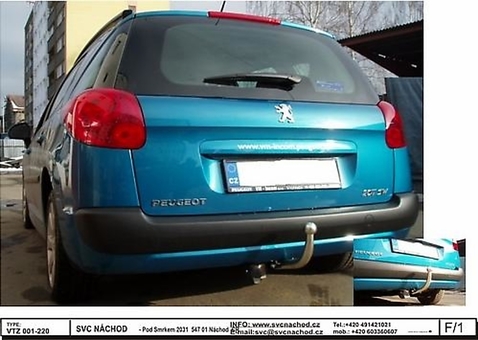 Tažné zařízení 207 Combi + Outdoor
Maximální zatížení 40 kg
Maximální svislé zatížení bottom kg
Katalogové číslo 001-220