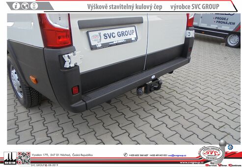 Tažné zařízení Peugeot Boxer
Maximální zatížení 3200 1800 kg
Katalogové číslo 104-020
