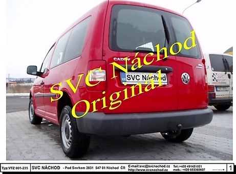Tažné zařízení VW Caddy 2004 - 2021
Maximální zatížení 95 kg
Maximální svislé zatížení bottom kg
Katalogové číslo 001-235