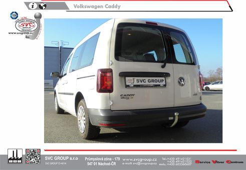 Tažné zařízení VW Caddy 4-Motion s výstuhou nárazníku
Maximální zatížení 95 kg
Maximální svislé zatížení bottom kg
Katalogové číslo 002-235