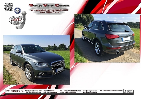 Tažné zařízení Q5   8R Ne pro RS Quattro a Hybrid-Benzín
Maximální zatížení 100 kg
Maximální svislé zatížení bottom kg
Katalogové číslo 036-191