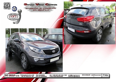 Tažné zařízení Kia Sportage
Maximální zatížení 80 kg
Maximální svislé zatížení bottom kg
Katalogové číslo 001-272