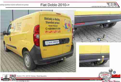 Tažné zařízení Fiat Doblo Cargo
Maximální zatížení 65 kg
Maximální svislé zatížení bottom kg
Katalogové číslo 002-274
