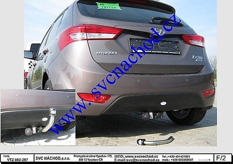 Tažné zařízení Hyundai iX20
Maximální zatížení 75 kg
Maximální svislé zatížení bottom kg
Katalogové číslo 002-287