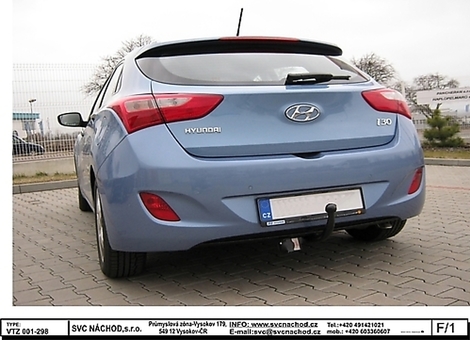 Tažné zařízení Hyundai i30
Maximální zatížení 75 kg
Maximální svislé zatížení bottom kg
Katalogové číslo 001-298