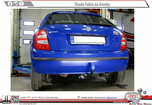 Tažné zařízení Škoda Fabia 1999 - 2014
Maximální zatížení 85 kg
Maximální svislé zatížení bottom kg
Katalogové číslo 701-004