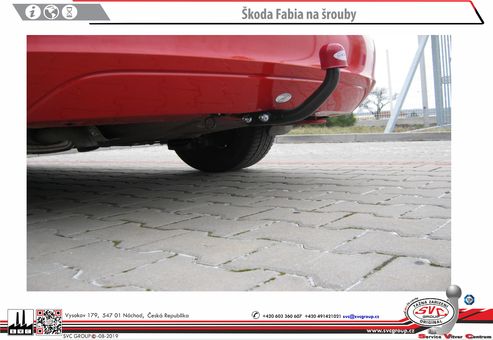 Tažné zařízení Škoda Fabia Combi I 2000-2007
Maximální zatížení 85 kg
Maximální svislé zatížení bottom kg
Katalogové číslo 701-002