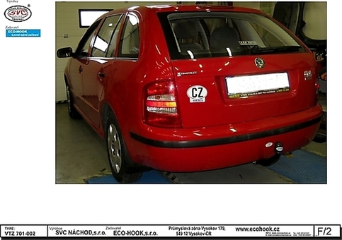 Tažné zařízení Škoda Fabia Combi I 2000-2007
Maximální zatížení 85 kg
Maximální svislé zatížení bottom kg
Katalogové číslo 701-002