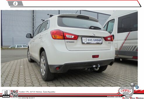 Tažné zařízení Mitsubishi ASX
Maximální zatížení 120 kg
Maximální svislé zatížení bottom kg
Katalogové číslo 002-299