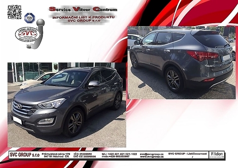 Tažné zařízení Hyundai Santa Fe
Maximální zatížení 100 kg
Maximální svislé zatížení bottom kg
Katalogové číslo 001-344