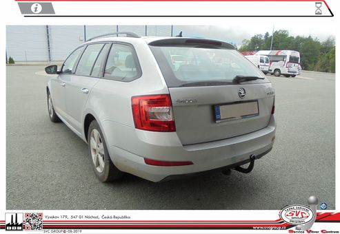 Tažné zařízení Škoda Octavia Combi 2013-
Maximální zatížení 115 kg
Maximální svislé zatížení middle_bottom_prep kg
Katalogové číslo 701-350