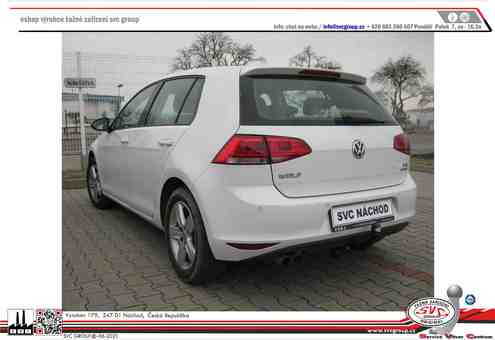 Tažné zařízení Volkswagen Golf VII 2012-2017
Maximální zatížení 115 kg
Maximální svislé zatížení bottom kg
Katalogové číslo 701-348