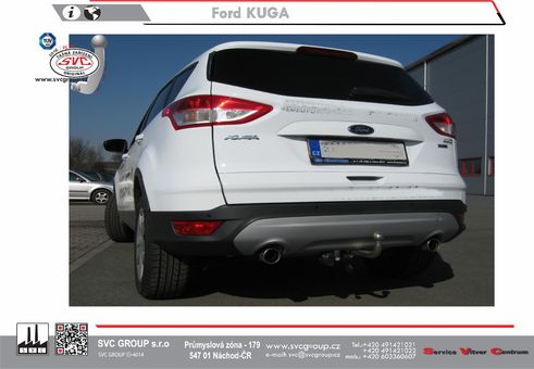 Tažné zařízení Ford Kuga 2013 - 2019
Maximální zatížení 110 kg
Maximální svislé zatížení bottom kg
Katalogové číslo 002-347