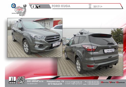 Tažné zařízení Ford Kuga   DM2 03/ 2013 -> 2019
Maximální zatížení 110 kg
Maximální svislé zatížení bottom kg
Katalogové číslo 001-347