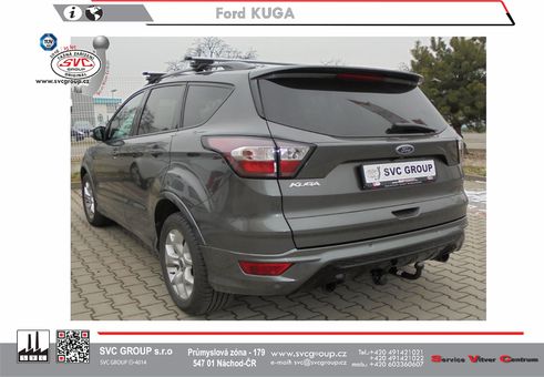 Tažné zařízení Ford Kuga   DM2 03/ 2013 -> 2019
Maximální zatížení 110 kg
Maximální svislé zatížení bottom kg
Katalogové číslo 001-347