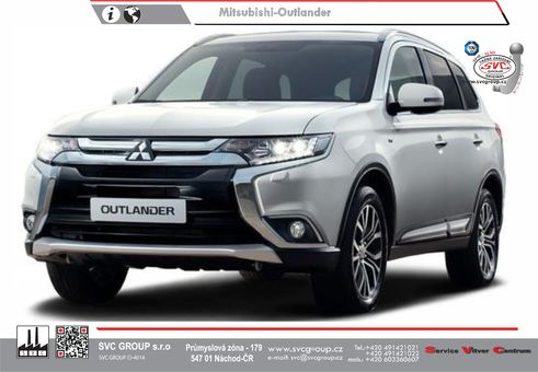 Tažné zařízení Mitsubishi Outlander
Maximální zatížení 150 kg
Maximální svislé zatížení bottom kg
Katalogové číslo 001-351