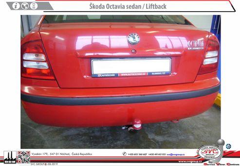 Tažné zařízení Škoda Octavia I 1996-2010
Maximální zatížení 95 kg
Maximální svislé zatížení bottom kg
Katalogové číslo 001-119