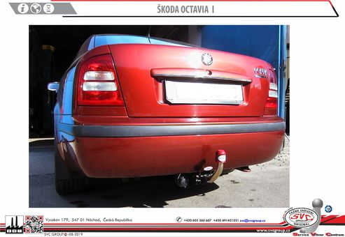 Tažné zařízení Škoda Octavia I 1996-2010
Maximální zatížení 95 kg
Maximální svislé zatížení bottom kg
Katalogové číslo 002-119