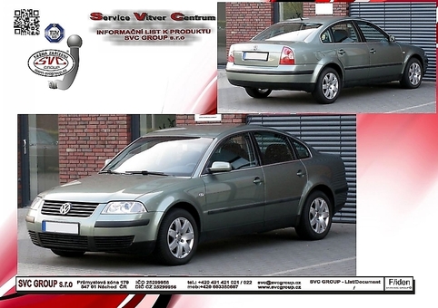 Tažné zařízení VW Passat 1996 - 2005
Maximální zatížení 85 kg
Maximální svislé zatížení bottom kg
Katalogové číslo 001-032