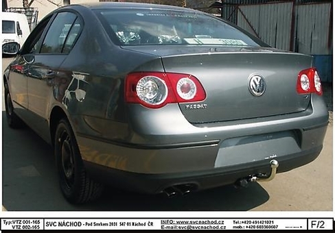 Tažné zařízení Passat Sedan 2005 - 2010
Maximální zatížení 85 kg
Maximální svislé zatížení bottom kg
Katalogové číslo 001-165