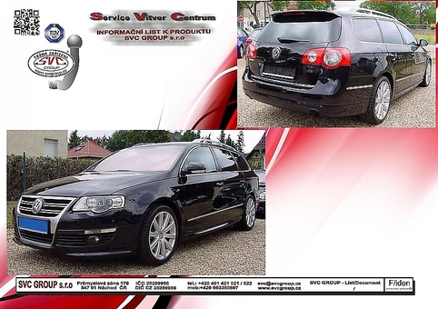 Tažné zařízení VW Passat Combi  2005 - 2010
Maximální zatížení 85 kg
Maximální svislé zatížení bottom kg
Katalogové číslo 003-165