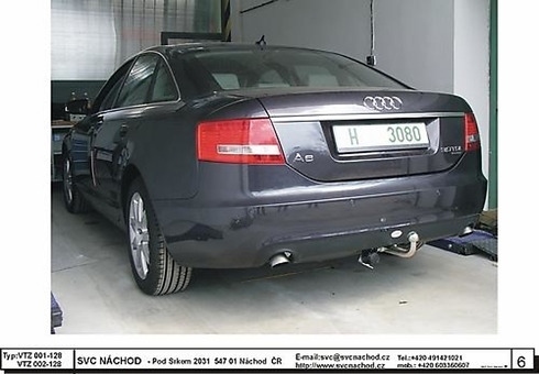 Tažné zařízení Audi A6 2004 -2011
Maximální zatížení 85 kg
Maximální svislé zatížení bottom kg
Katalogové číslo 001-128