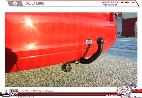 Tažné zařízení Škoda Fabia Praktik
Maximální zatížení 85 kg
Maximální svislé zatížení bottom kg
Katalogové číslo 001-222