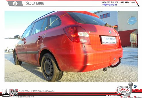 Tažné zařízení Škoda Fabia Praktik
Maximální zatížení 85 kg
Maximální svislé zatížení bottom kg
Katalogové číslo 001-222