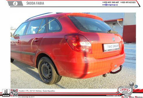 Tažné zařízení Škoda Fabia Praktik
Maximální zatížení 85 kg
Maximální svislé zatížení bottom kg
Katalogové číslo 002-222