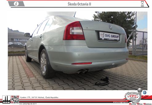 Tažné zařízení Škoda Octavia Sedan 2004-2008
Maximální zatížení 100 kg
Maximální svislé zatížení bottom kg
Katalogové číslo 003-138