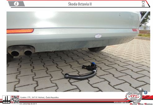 Tažné zařízení Škoda Octavia Sedan 2004-2008
Maximální zatížení 100 kg
Maximální svislé zatížení bottom kg
Katalogové číslo 003-138