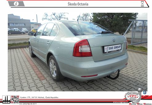 Tažné zařízení Škoda Octavia Sedan 2004-2008
Maximální zatížení 100 kg
Maximální svislé zatížení bottom kg
Katalogové číslo 003-138