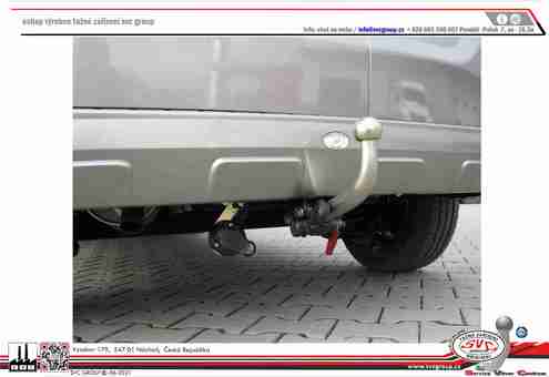 Tažné zařízení Dacia Dokker
Maximální zatížení 75 kg
Maximální svislé zatížení bottom kg
Katalogové číslo 002-361