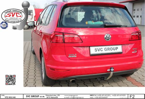 Tažné zařízení VW Golf Sportsvan  2014-2017
Maximální zatížení 95 kg
Maximální svislé zatížení bottom kg
Katalogové číslo 2.002-348