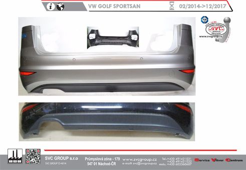 Tažné zařízení Golf Sportsvan  04/2014->12/2017
Maximální zatížení 95 kg
Maximální svislé zatížení bottom kg
Katalogové číslo 2.003-348