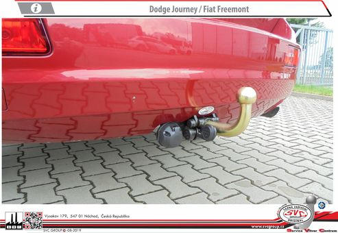 Tažné zařízení Fiat Freemont
Maximální zatížení 100 kg
Maximální svislé zatížení bottom kg
Katalogové číslo 002-375
