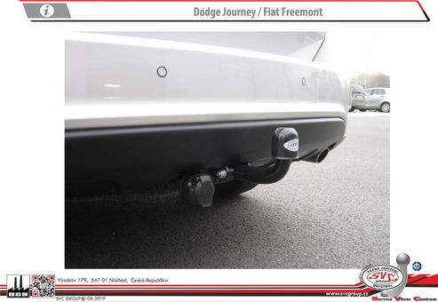 Tažné zařízení Dodge Journey
Maximální zatížení 100 kg
Maximální svislé zatížení bottom kg
Katalogové číslo 001-375